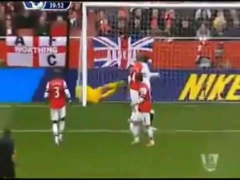 Olivier Giroud inscrit un doublé face à Fulham en premier League avec Arsenal