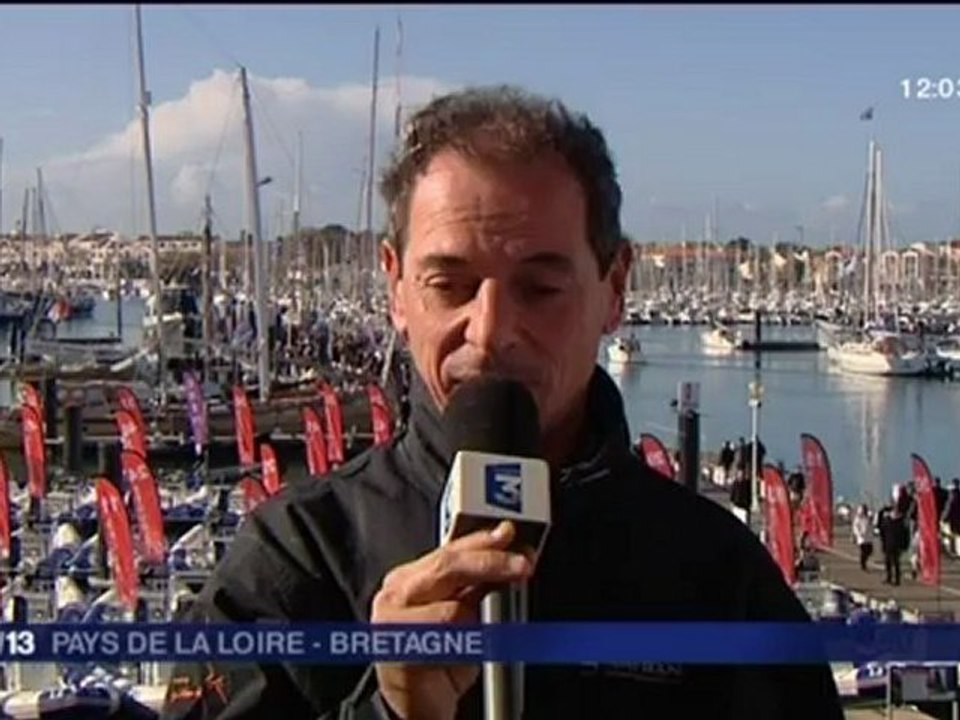 Vendée Globe : Marc Guilllemot dans le JT de Fr...