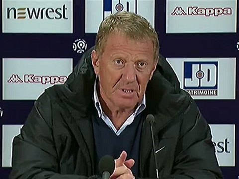 Conférence de presse Toulouse FC - AC Ajaccio : Alain CASANOVA (TFC) - Alex DUPONT (ACA) - saison 2012/2013