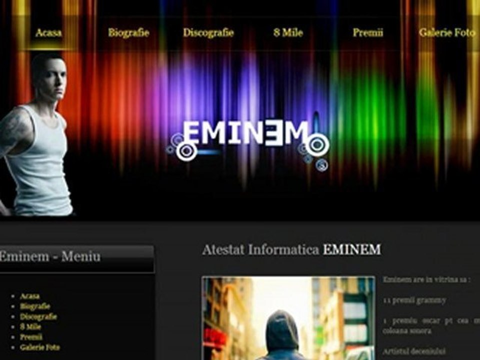 Atestat Informatica - Eminem