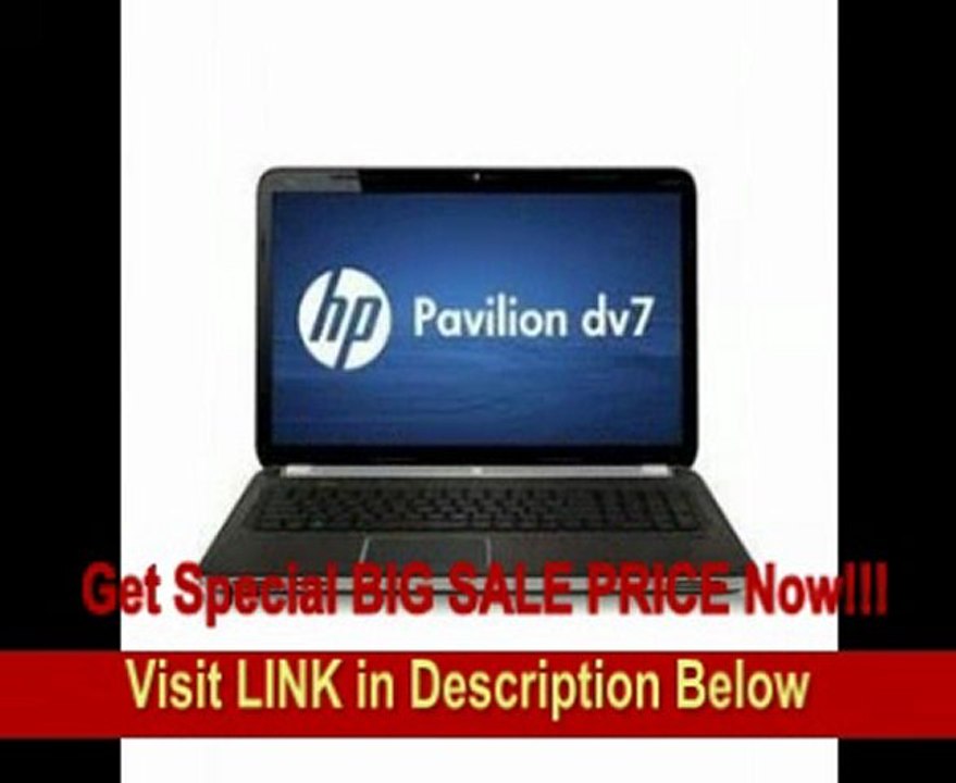 HP Pavilion dv7t QE Laptop PC, Intel i7-2820QM 2.3 GHz, 17.3 HD Screen, 8GB RAM, 2TB HD, 1GB HD 6770M Graphics, Blu-ray writer, WiDi, Windows 7 Ultimate FOR SALE