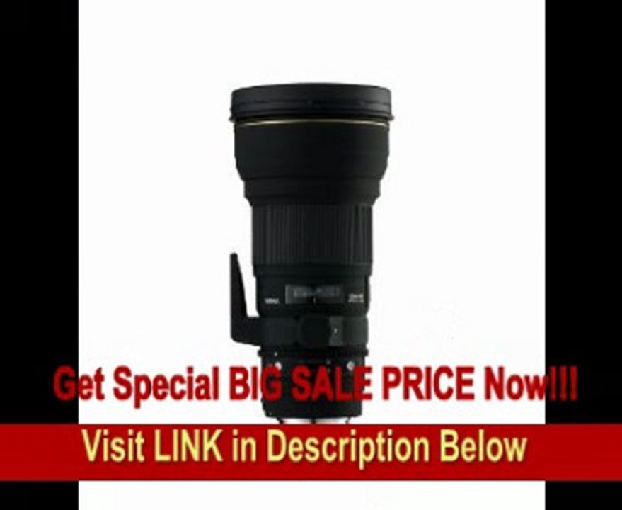 Sigma 300mm f/2.8 EX DG IF APO Telephoto Lens for Minolta and Sony SLR Cameras FOR SALE