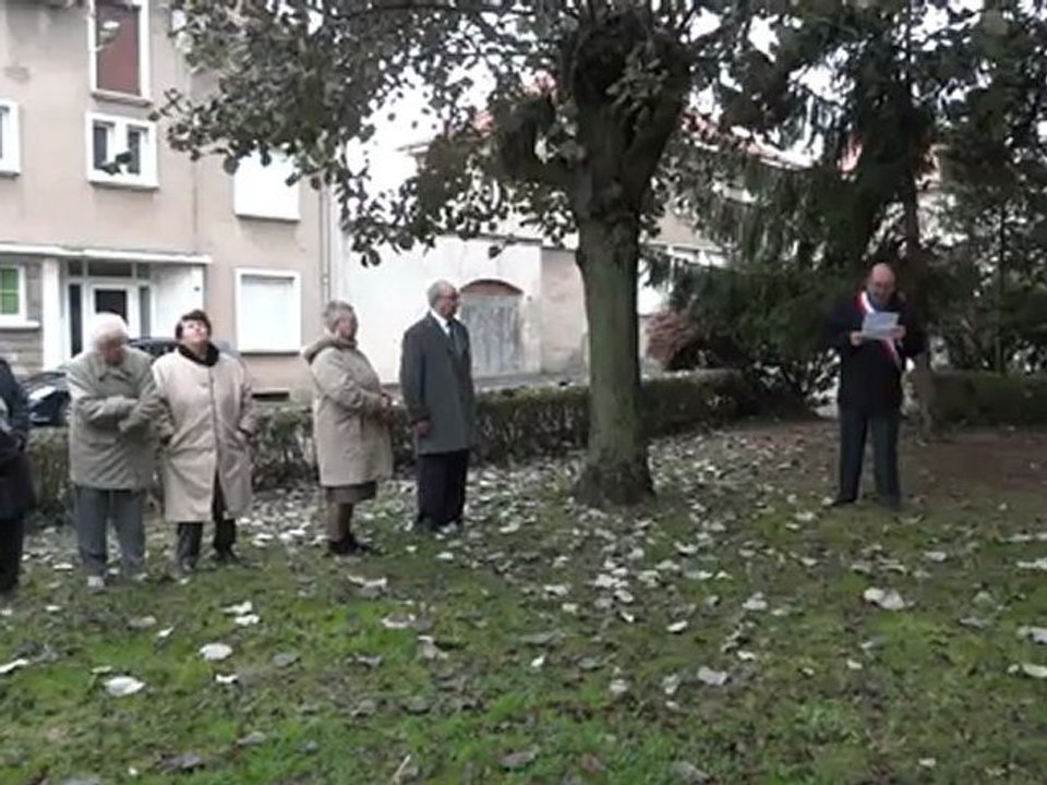 Cérémonie du 11 novembre 2012, à Moyenvic