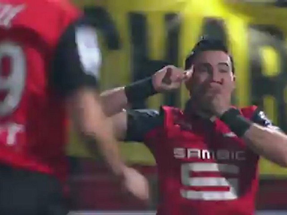 But Romain ALESSANDRINI (74ème) - AS Nancy Lorraine - Stade Rennais FC (1-3) - saison 2012/2013