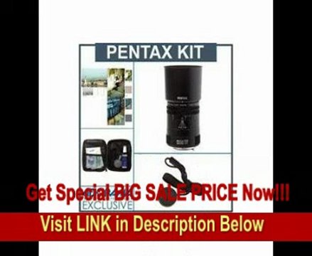 Pentax D-FA 100mm f/2.8 Macro WR (Weather Resistant) Auto Focus Lens Kit, U.S.A., with Tiffen 49mm Photo Essentials Filter Kit, Lens Cap Leash, Professional Lens Cleaning Kit, FOR SALE