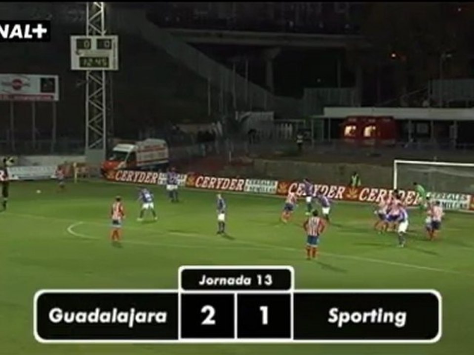 Liga Adelante Guadalajara 2  Sporting 1