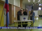 Crisis-hit Slovenia chooses new president