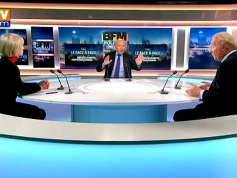 BFM Politique : Brice Hortefeux, député UMP européen et Elisabeth Guigou, députée socialiste de Seine-Saint-Denis