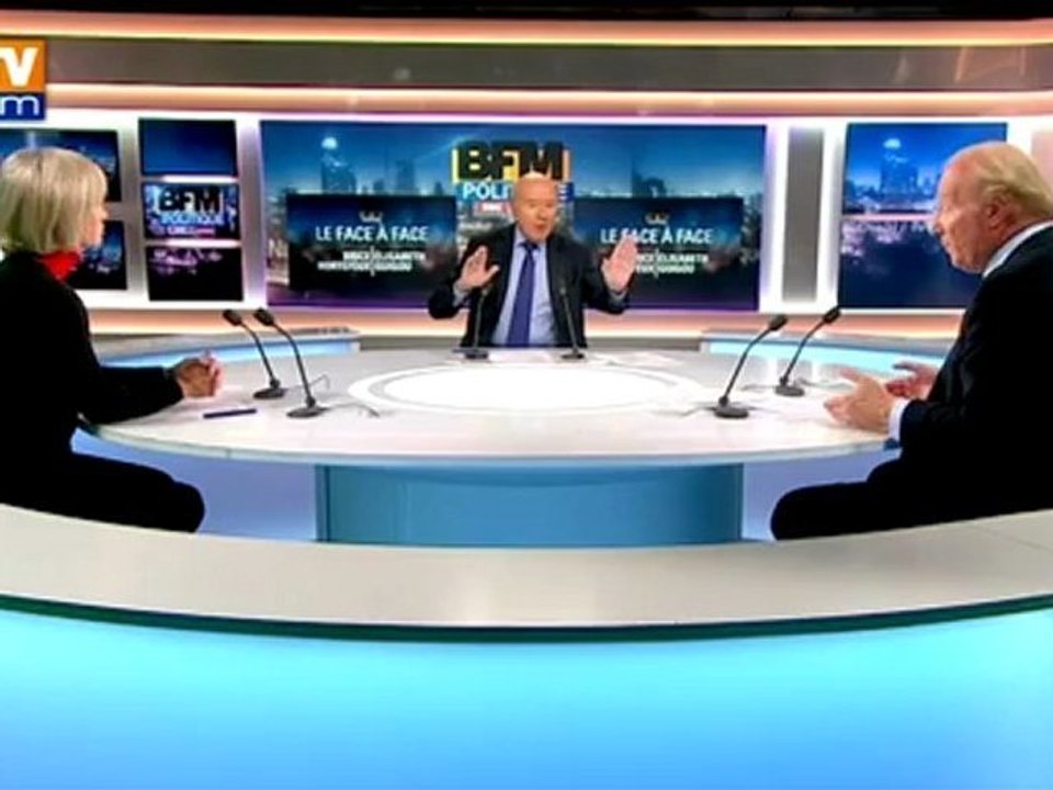 BFM Politique : Brice Hortefeux, député UMP européen et Elisabeth Guigou, députée socialiste de Seine-Saint-Denis