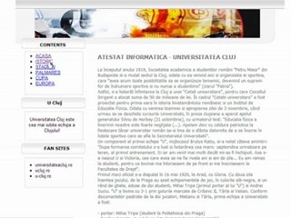 Atestat Informatica - Universitatea Cluj
