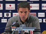Conférence de presse FC Sochaux-Montbéliard - Olympique Lyonnais : Eric HELY (FCSM) - Rémi GARDE (OL) - saison 2012/2013
