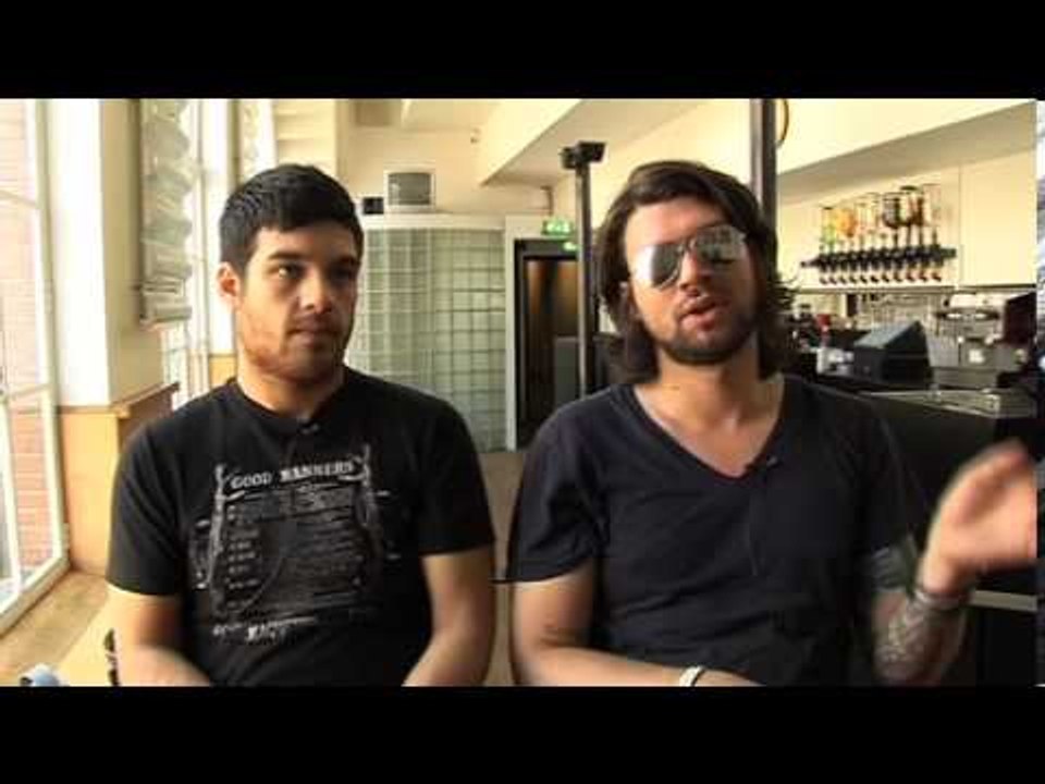 Taking Back Sunday 2009 interview - Adam and Matthew (part 1)
