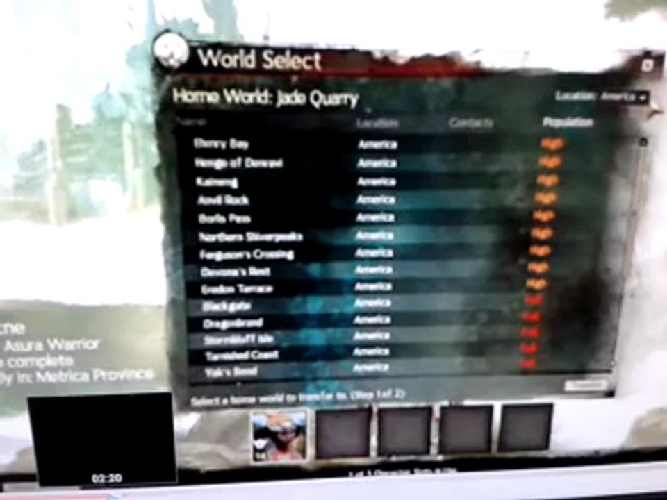 Guild Wars 2 tutoriel comment créer un rôle - service américain