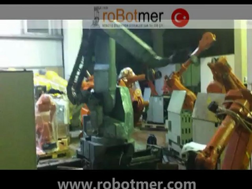 FANUC P 200 PAINT ROBOT WITH TRACK - FANUC BOYA ROBOT ROBOTMER