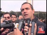 Napoli - Luigi De Magistris inaugura la pista ciclabile (10.11.12)