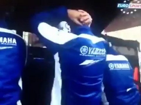 Moto GP 2012 Chute de Lorenzo à Valence