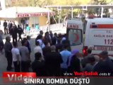 Sınara bomba düştü