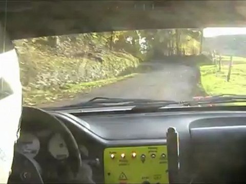 Rallye du cantal 2012 es6 Rémi Pierre