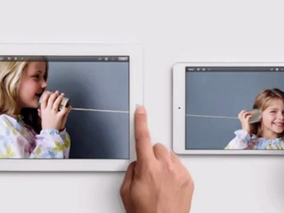 Two new Apple iPad mini ads ready to go into rotation