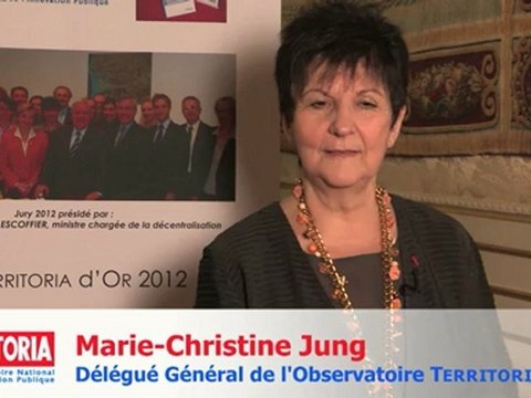 Prix TERRITORIA 2012 : Marie-Christine JUNG