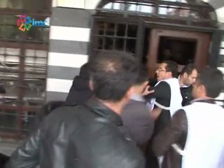 DTK binası önündeki saldırıdan yorumsuz görüntüler