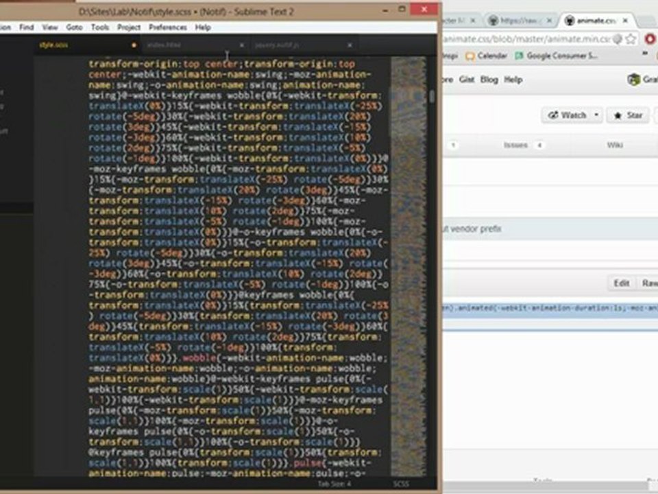 Tutoriel vidéo jQuery : Créer un système de notification