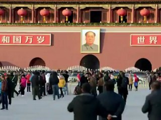 Time lapse sequences of Tiananmen Square