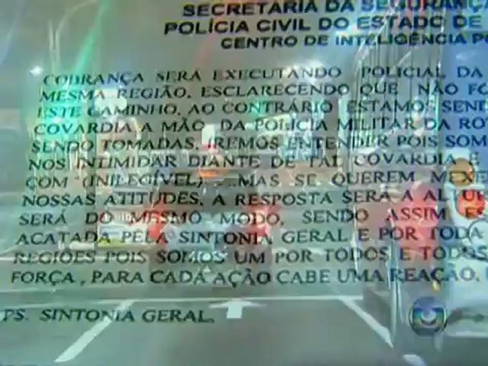 Relatórios teriam alertado sobre onda de violência em São Paulo