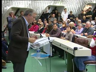 Pierre Laurent lors de l'enterrement de l'enterrement du PCF