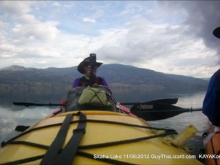 SkahaLake KAYAKokanagan Kayaking with Shuswap Nov6th 2012