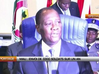 Mali: Envoi de 3300 soldats sur un an