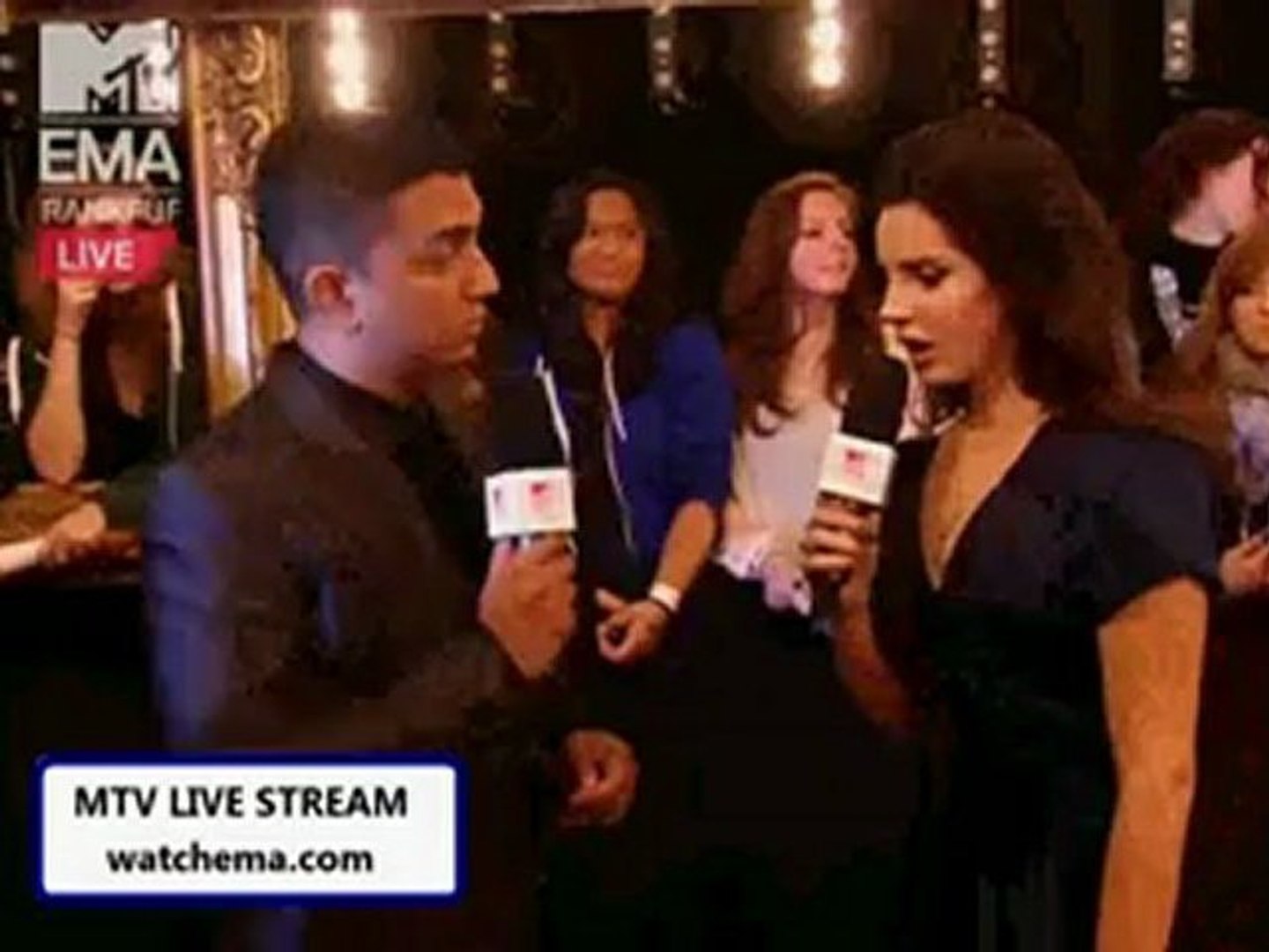 HD 720p Lana Del Rey MTV EMA 2012 Highlights interview