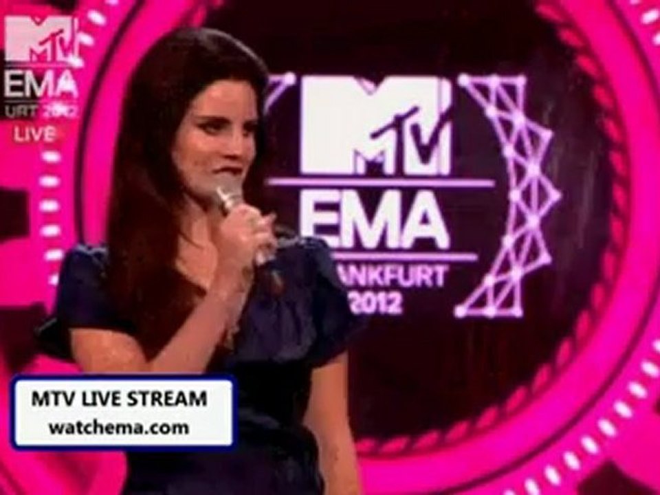 HD 720p Lana Del Rey presents MTV EMA 2012 Highlights