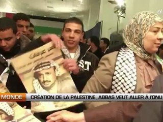Création de la Palestine , Abbas veut aller à l’Onu