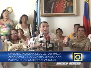 Diputado indígena del CLEZ denuncia abandono de La Guajira venezolana por parte del gobierno nacional