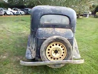 Premiers tours de roues Rosengart Lr4n2 1938 sortie de grange