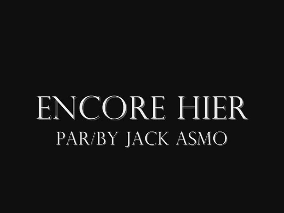 Jack Asmo - Encore hier + Violon v.3 [poèmes & proses]