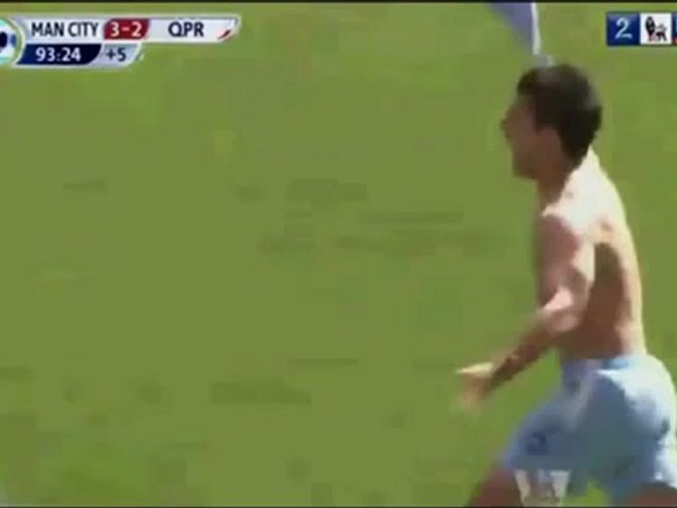 Commentators Reaction To Sergio Aguero's Goal vs QPR - 3-2