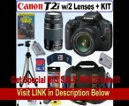 [REVIEW] Canon EOS Rebel T2i 18 MP CMOS APS-C Digital SLR Camera with EF-S 18-55mm f/3.5-5.6 IS II Zoom Lens & EF 75-300mm f/4-5.6 III Telephoto Zoom Lens   16GB Deluxe Accessory Kit! .