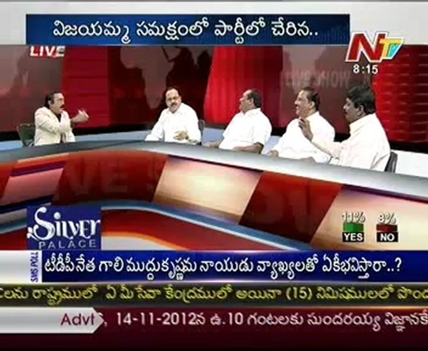 Live Show with KSR-TDP E.Peddireddy-YSR Cong B.Janardhan Reddy-Cong Umesh Rao-S.Ramalinga Reddy-03
