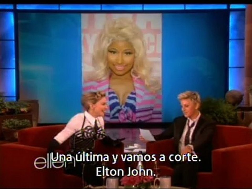 Madonna en Ellen parte 03 Subtitulado