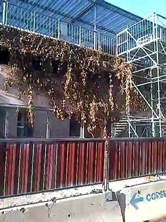 MONTPELLIER : Grands travaux Gare Saint-Roch - Les escaliers métalliques ont disparu !