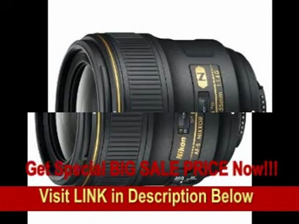 [BEST PRICE] Nikon 35mm f/1.4G AF-S FX SWM Nikkor Lens for Nikon Digital SLR Cameras