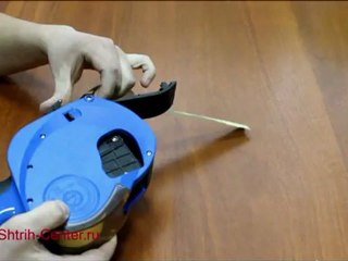 Заправка этикет-пистолета Motex