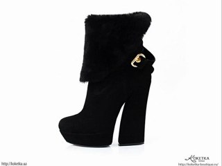 Замшевые ботинки-трансформеры Flower