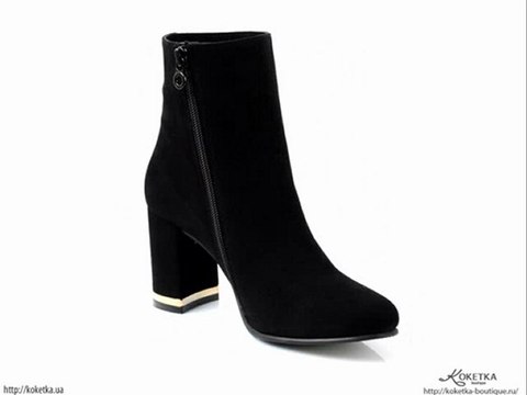 Зимние кожаные ботинки Lorelei с квадратным каблуком