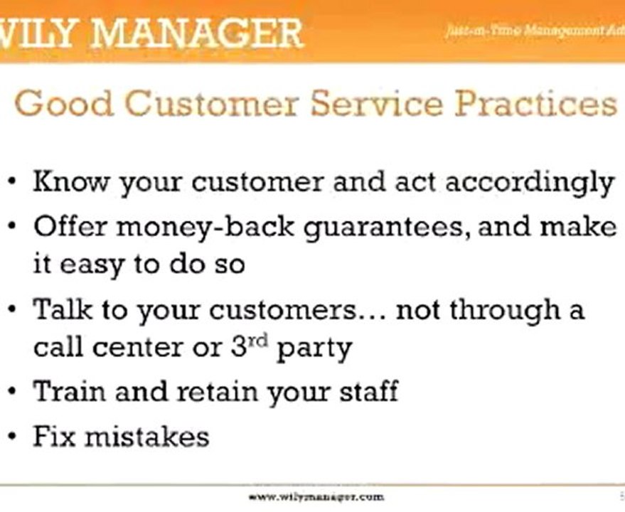 Great Customer Service