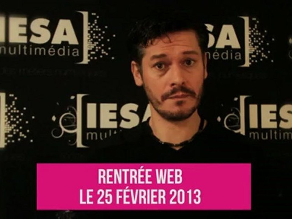 Jean-Charles Senon, responsable du développement à l'IESA multimédia vous parle des formations continues en CIF