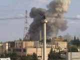 Syrian jets bomb rebels who shoot back with big guns