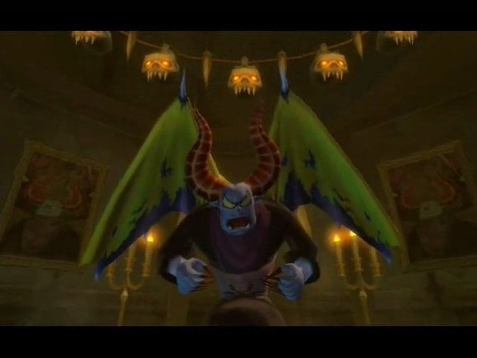 zelda skyward sword 05-démonstration de bowling & taupiqueur